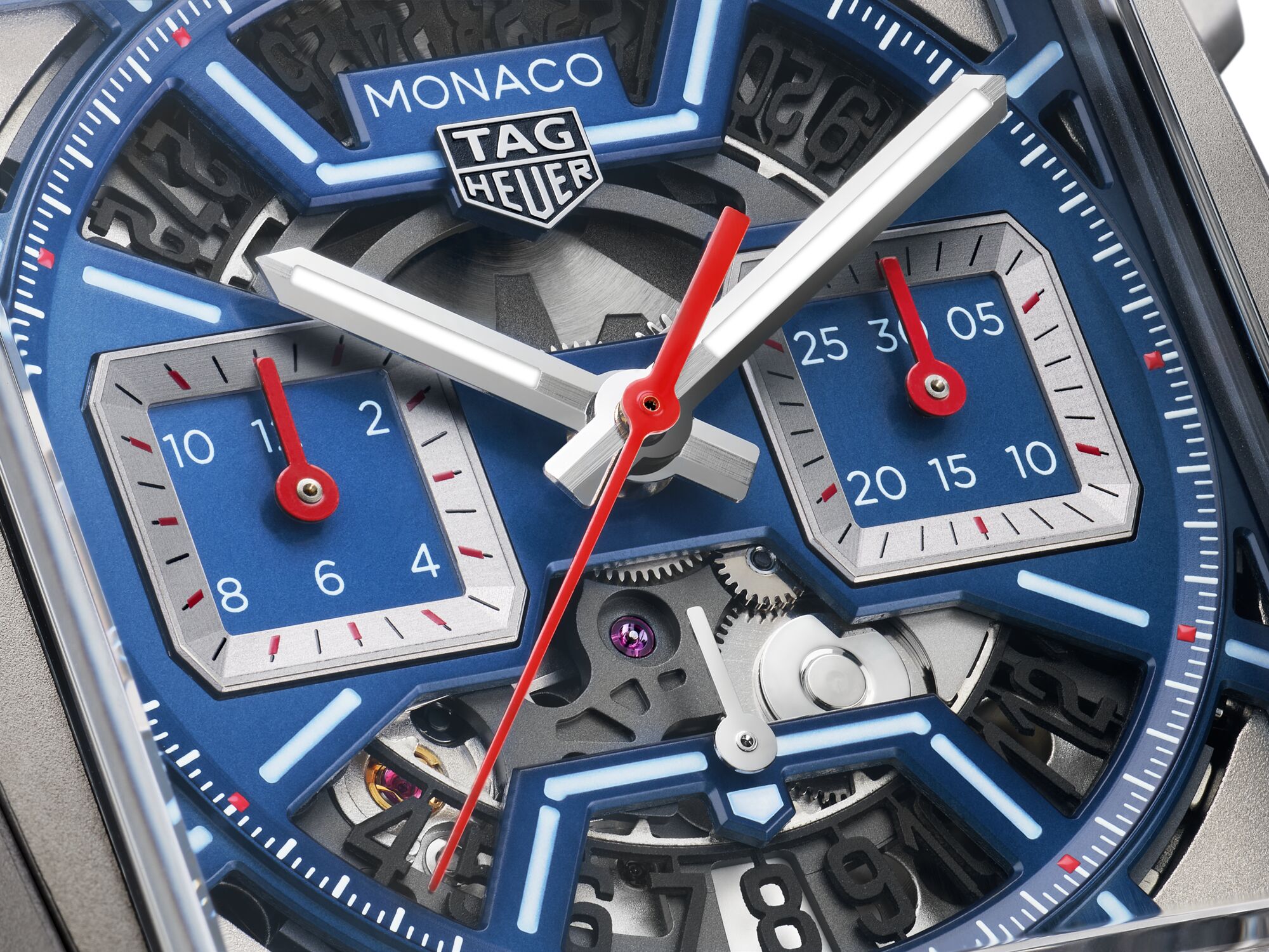 TAG Heuer Monaco Chronographe Diam tre 39 mm CBL2182.FT6235